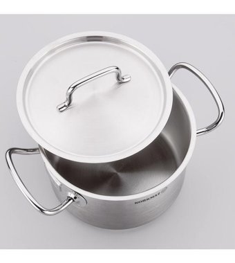 Korkmaz Proline Gastro 1 Parça 24 cm Çelik Derin Tencere