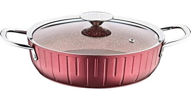 Oms Colonna 2 Parça 26 cm Granit Tencere