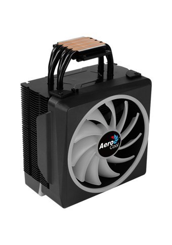 Aerocool Cylon 4F Argb 4 Bakır Borulu Sessiz 4 Pin 1 Fanlı Fan Soğutmalı RGB Masaüstü İşlemci Soğutucu