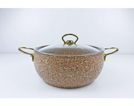 Evita Eco Gold 2 Parça 22 cm Granit Derin Tencere