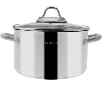 Emsan Steel Force 2 Parça 16 cm Çelik Derin Tencere