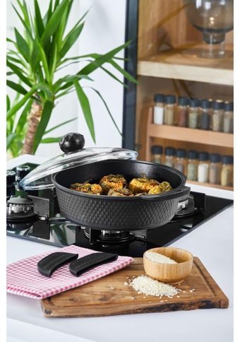 Amboss KUV-7845 2 Parça 26 cm Döküm Tencere