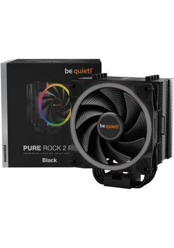 Be Quiet Pure Rock 2 Fx Bk033 4 Bakır Borulu Sessiz 4 Pin 1 Fanlı Fan Soğutmalı Masaüstü İşlemci Soğutucu