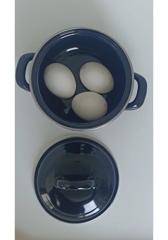 Ebruli Emaye 2 Parça 28 cm Granit Tencere