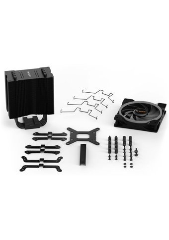 Be Quiet Pure Rock 2 Fx Bk033 4 Bakır Borulu Sessiz 4 Pin 1 Fanlı Fan Soğutmalı Masaüstü İşlemci Soğutucu