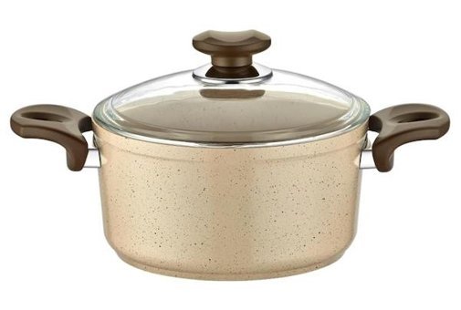 Gülsan Safran 2 Parça 22 cm Granit Derin Tencere