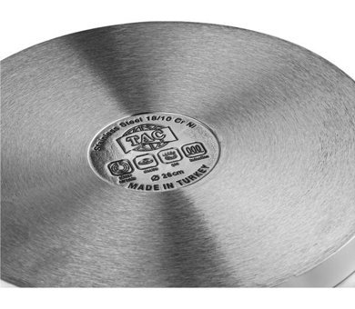 Taç Funda 2 Parça 22 cm Çelik Derin Tencere