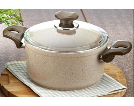 Gülsan Safran 2 Parça 22 cm Granit Derin Tencere