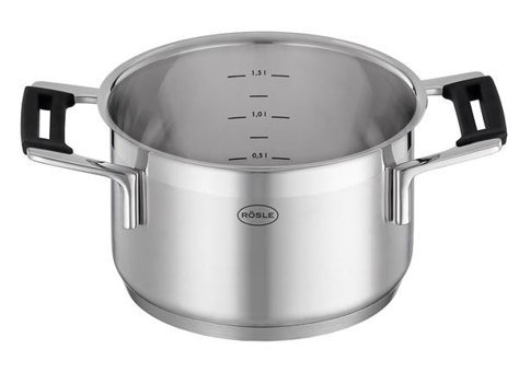 Rösle Pro 2 Parça 24 cm Granit Derin Tencere
