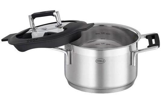 Rösle Pro 2 Parça 24 cm Granit Derin Tencere