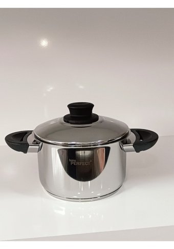 Hascevher Home Perfect 2 Parça 16 cm Paslanmaz Çelik Tencere