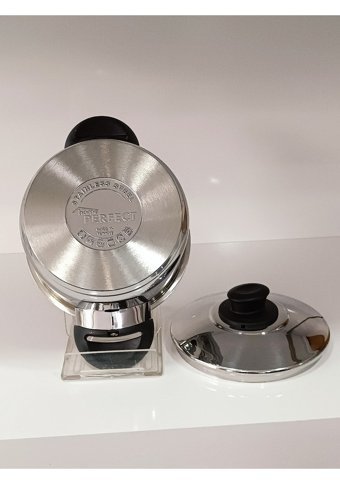 Hascevher Home Perfect 2 Parça 16 cm Paslanmaz Çelik Tencere