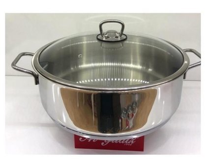 Aryıldız 10019 2 Parça 26 cm Çelik Basık Tencere