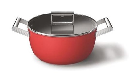 Smeg Cookware 50's Style 2 Parça 20 cm Çelik Tencere