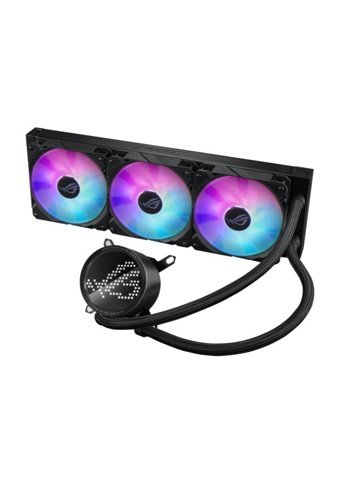 Asus ROG Ryuo III 360 Bakır Borulu Sessiz 4 Pin 3 Fanlı Sıvı Soğutmalı RGB Masaüstü İşlemci Soğutucu