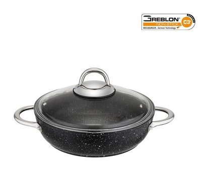 Neva N3109 2 Parça 30 cm Paslanmaz Çelik Basık Tencere