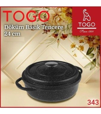 Togo 2 Parça 24 cm Paslanmaz Çelik Basık Tencere