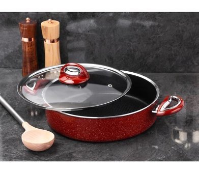 Taç Titan 2 Parça 24 cm Çelik Basık Tencere