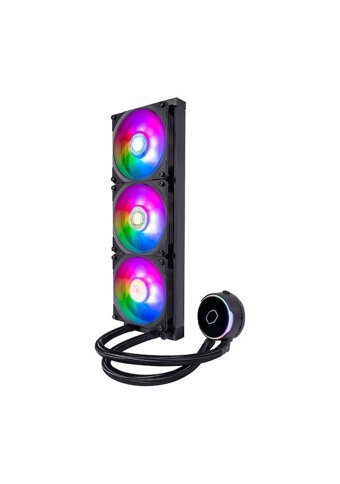 Cooler Master Masterliquid Pl360 Flux Sessiz 4 Pin 3 Fanlı Sıvı Soğutmalı RGB Masaüstü İşlemci Soğutucu