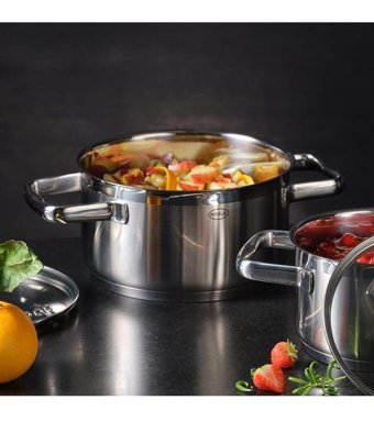 Rösle Charm 2 Parça 24 cm Çelik Derin Tencere