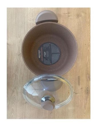 O.M.S 2 Parça 22 cm Granit Derin Tencere