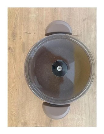 O.M.S 2 Parça 22 cm Granit Derin Tencere
