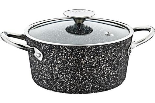 O.M.S Collection 2 Parça 18 cm Emaye Tencere