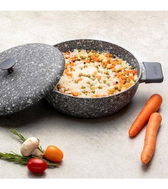 Emsan Perge 2 Parça 24 cm Döküm Tencere