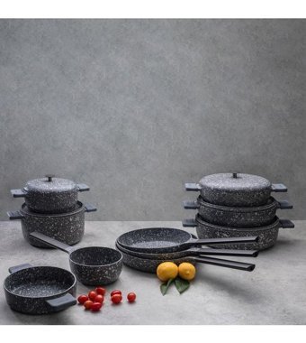 Emsan Perge 2 Parça 24 cm Döküm Tencere