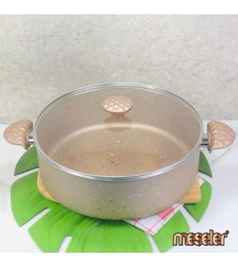 Meşeler 2 Parça 30 cm Teflon Derin Tencere