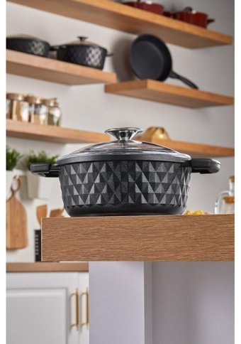 Taç Bella 2 Parça 24 cm Teflon Derin Tencere