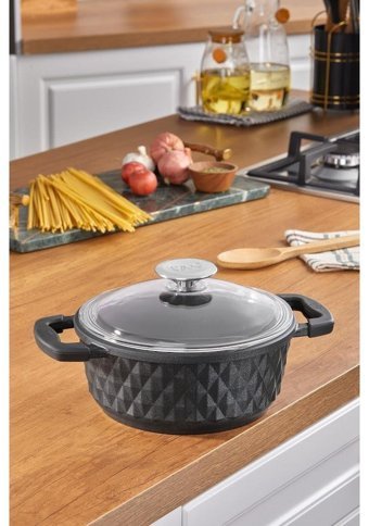 Taç Bella 2 Parça 24 cm Teflon Derin Tencere