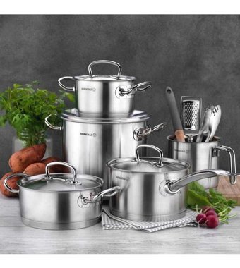 Korkmaz Proline 2 Parça 20 cm Alüminyum Tencere