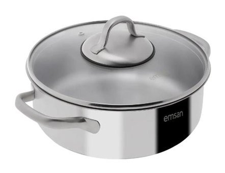 Emsan Steel Force 2 Parça 26 cm Çelik Karnıyarık Tenceresi
