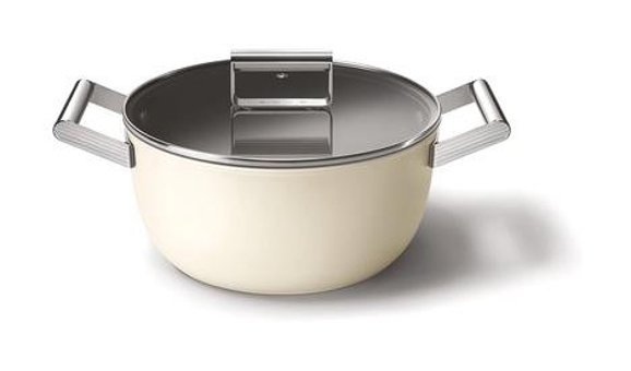 Smeg Cookware 50's Style 2 Parça 20 cm Bakır Tencere
