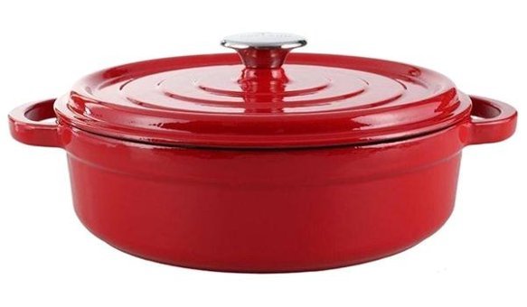 Porland Sapore 2 Parça 20 cm Döküm Basık Tencere