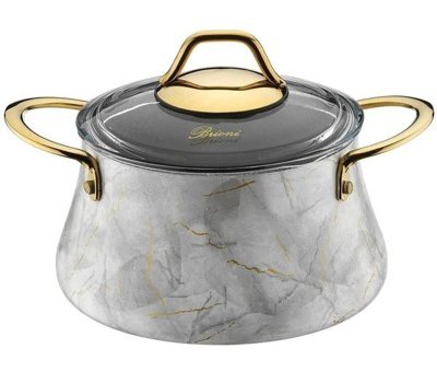 Brioni Marble 2 Parça 24 cm Granit Derin Tencere