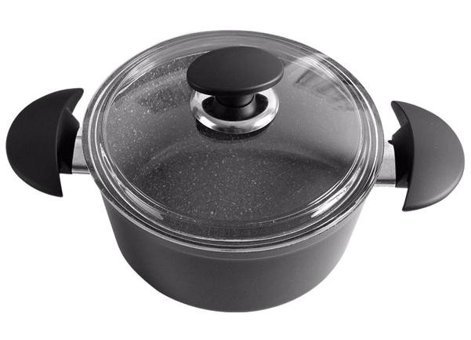Porland Grena 2 Parça 24 cm Granit Derin Tencere