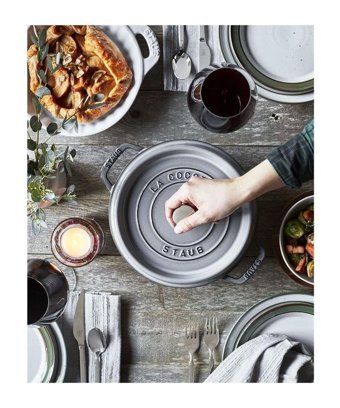 Staub La Cocotte 2 Parça 18 cm Granit Tencere