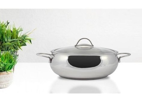 Gülsan Küre 2 Parça 30 cm Seramik Basık Tencere