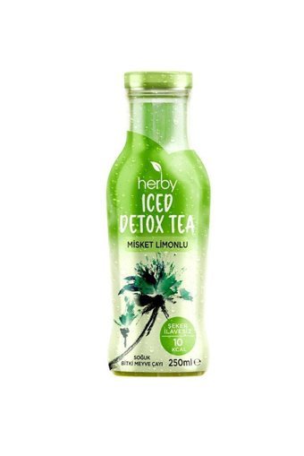 Herby Iced Detox Tea Misket Limonlu Soğuk Çay 24x250 ml