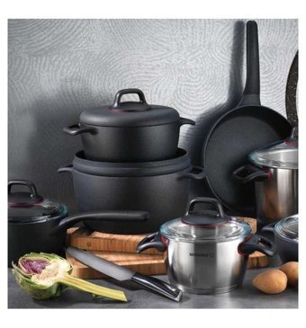 Korkmaz A1354 2 Parça 24 cm Granit Tencere