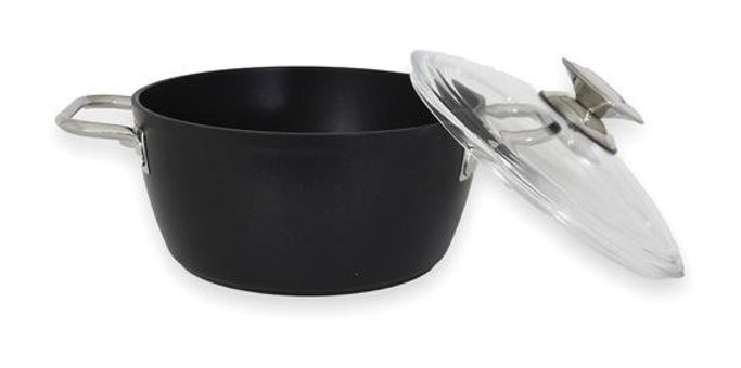 Evimsaray Arte Diamond 1 Parça 22 cm Granit Derin Tencere