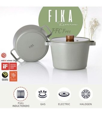 Neoflam Fika 2 Parça 22 cm Döküm Tencere
