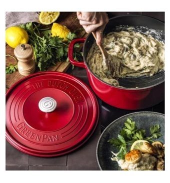 Greenpan Featherweights 2 Parça 22 cm Döküm Tencere