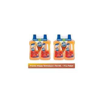 Pronto Ahşap Temizleyici 4x750 ml