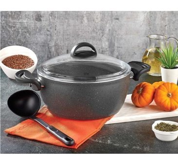 Eda Çelik 2 Parça 22 cm Granit Tencere