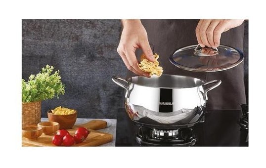 Kahramanlar Elit 2 Parça 22 cm Çelik Tencere