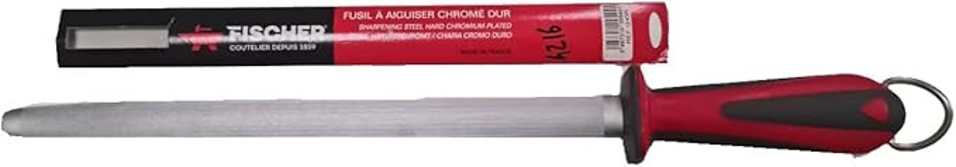 Fischer 30 cm Çelik Oval Masat Kırmızı