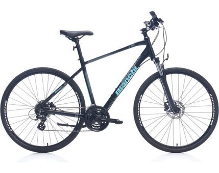 Bianchi T0014FS 28 Jant 24 Vites Amortisörlü Yol / Yarış Bisikleti Siyah
